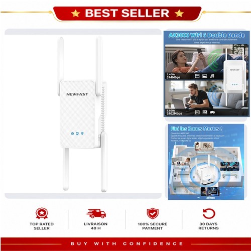 Répéteur wifi newfast - répéteur, 6