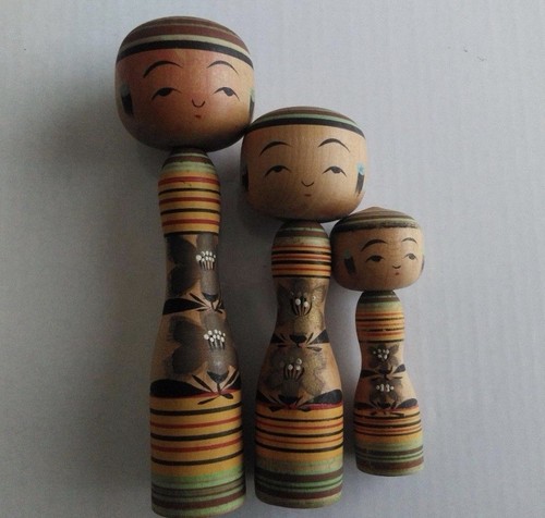 Lot poupées kokeshi - lot, de