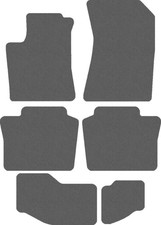 Basic Tapis de sol pour Renault Espace VI E-Tech HEV 2023-... 7 places Graphite