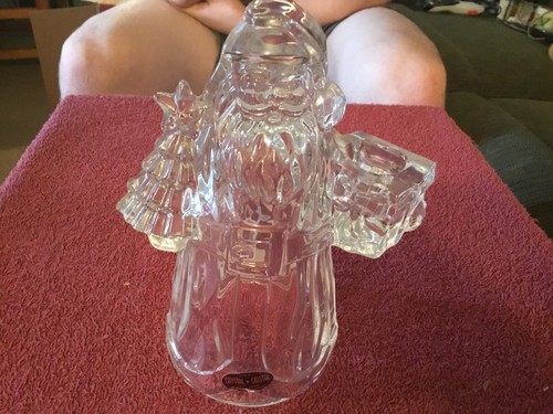 Lead crystal santa - crystal, figurine