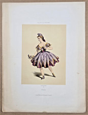 Lithographie aquarellée
