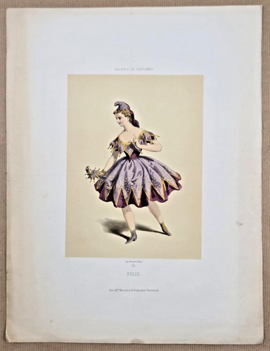 Lithographie aquarellée