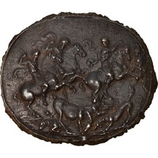 France, Médaille, Ancienne Scène de Chasse au Taureau, Arts & Culture, TTB