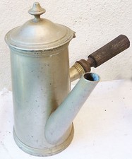 CAFETIERE VERSEUSE de COMPTOIR METAL CHROMÉ ART DECO 1l250