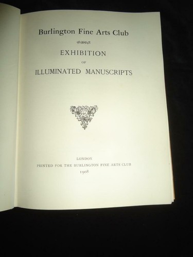 1908 exhibition enluminés - 1908,