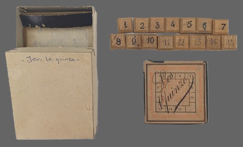 Boite jeu taquin ou - taquin,