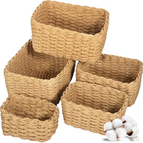 5pcs paniers rangement en - 5pcs,