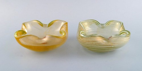 Deux bols murano verre - en,