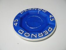 CENDRIER PUBLICITAIRE JAUNE ET ROUGE AVEZE LIQUEURAUVERGNE GENTIANE  VINTAGE