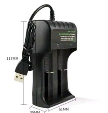 1 Chargeur 2 RAM  accus 1865O-18350 e.c.t