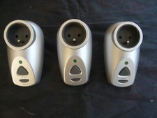 Lot de 3 prises télécommandées AVIDSEN – contrôle à distance – ref 4037