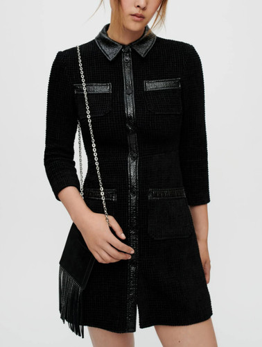 Maje robe courte - femme, noir
