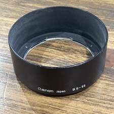 Pare-soleil Canon BS-55 pour objectif FD 50mm f/1.4 & f/1.8 – Très bon état !