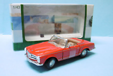Cararama - MERCEDES BENZ 280 SL roadster cabriolet rouge BO 1/43