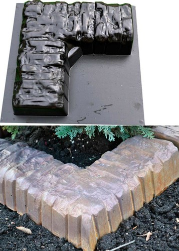 Moule béton bordure jardin