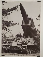Char lance-roquette Circa 1970 Affiche Originale Militaire