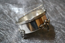 saleron métal argenté style louis XVI