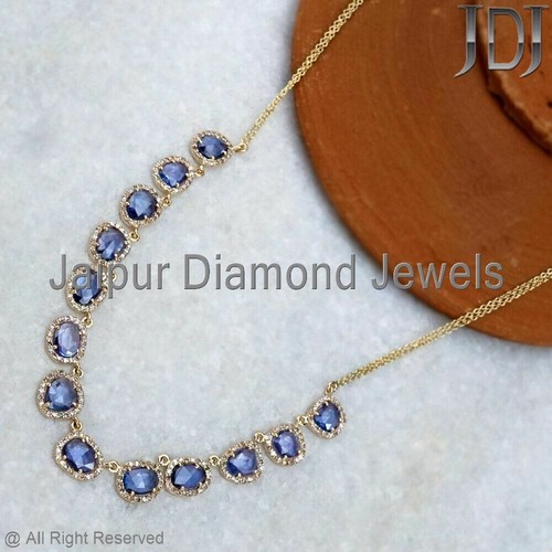 14k jaune saphir naturel - or,