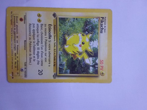 Carte pokemon pikachu 64 - pokemon,