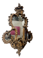 Miroir a parecloses orné