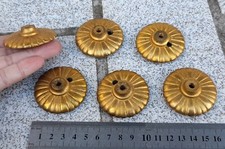 6 anciennes bobeches coupelles Bougeoir Candelabre Lustre Lampe, Bronze N°104