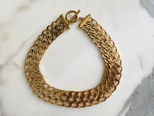 Imposant collier trois - , rangs