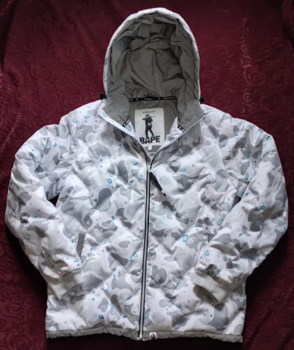 Bape space camo hoodie - bape, down