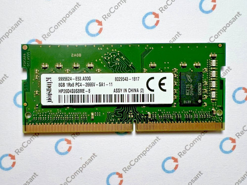 8go ram kingston hp26d4s9s8me - ram,
