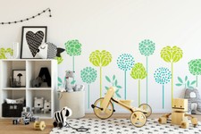 Prairie Fleurs Pochoir Paquet