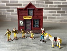 lot figurines lucky luke