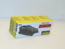 SOLIDO ref 241, boite repro en CARTON DUR pour SDKFZ 251 militaire hanomag