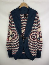 Pull cardigan tricoté Desigual pour femme taille XL style 47J2148