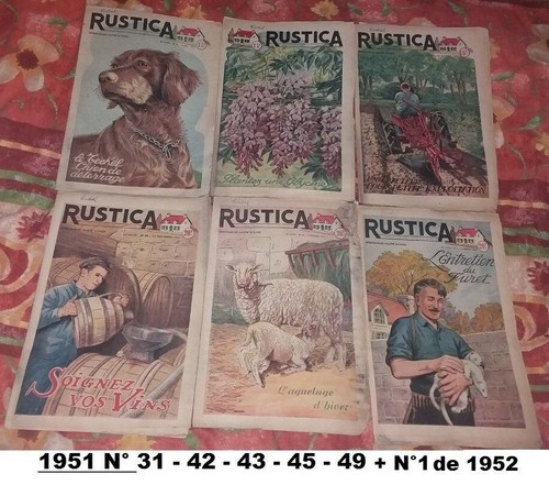 Rustica magazines 1951 - rustica,