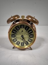 Réveil En Cuivre Vintage -