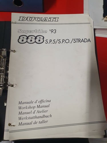Manuale officina ducati 888 - ducati,