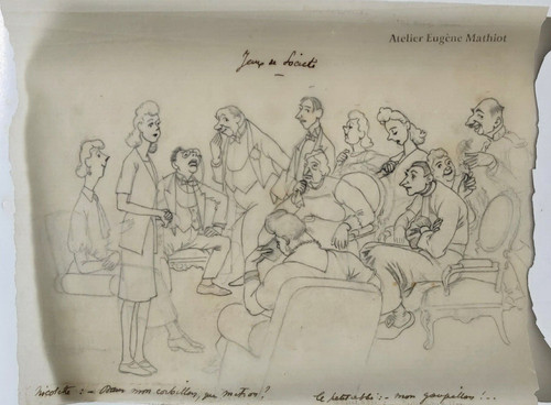 Eugène mathiot 1 caricature - mathiot,