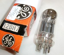 ⚜ LAMPE DOUBLE TRIODE 12BH7 (13D6  6913) TUBE fully TESTED STRONG NOS =°=