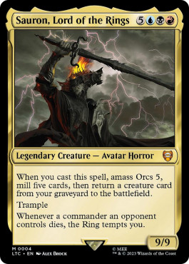 Magic mtg sauron lord - -, sauron,