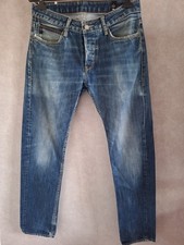 Jean homme Japan Rags - bleu foncé délavé - Taille 40-42