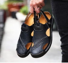 sandales homme cuir véritable