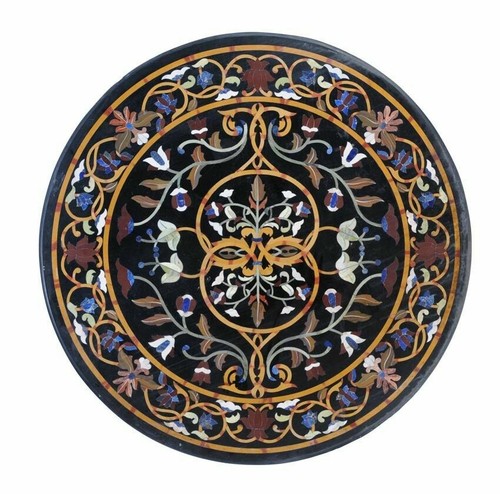 Black marble table top - marble,