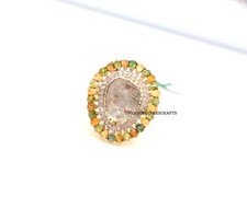Bague tourmaline multicolore