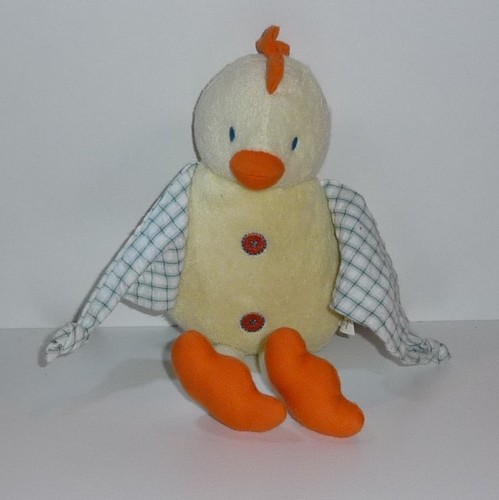 Doudou poule poussin - poule,