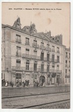NANTES - Loire Atlantique - CPA 44 - Maison 18eme Quai de la Fosse
