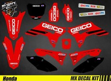 Kit Déco Moto pour / Mx Decal Kit for Honda CRF - Geico 2019