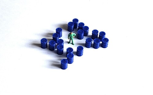 Lot fûts bleus - ho,