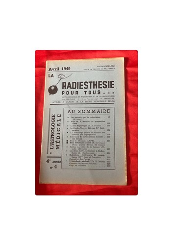 Revue radiesthesie pour tous - radiesthesie,