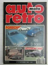 AUTO RETRO N° 97 /PORSCHE / DELAHAYE GHIA / HOTCHKISS 2050 / LINCOLN CONTINENTAL
