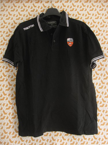 Polo lorient noir homme - polo, fc