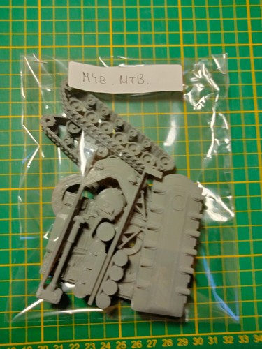 Maquette résine m48 - 3d, 1/72